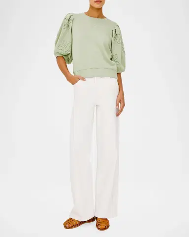 Rails Camy Floral Puff-Sleeve Sweatshirt | Thumbnail 2 Rails Camy Floral Puff-Sleeve Sweatshirt | Thumbnail 2