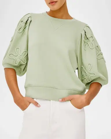 Rails Camy Floral Puff-Sleeve Sweatshirt | Thumbnail 4 Rails Camy Floral Puff-Sleeve Sweatshirt | Thumbnail 4
