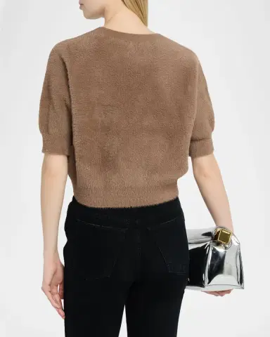 L'Agence Guinevere Cropped Pullover | Thumbnail 3 L'Agence Guinevere Cropped Pullover | Thumbnail 3