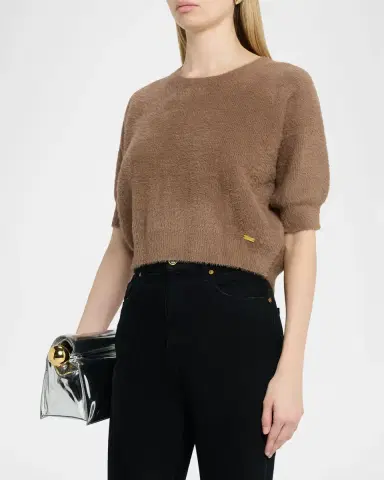 L'Agence Guinevere Cropped Pullover | Thumbnail 4 L'Agence Guinevere Cropped Pullover | Thumbnail 4