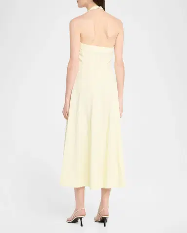 A.L.C. Elinor Halter Midi Dress | Thumbnail 3 A.L.C. Elinor Halter Midi Dress | Thumbnail 3