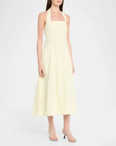 A.L.C. Elinor Halter Midi Dress | Thumbnail 4 A.L.C. Elinor Halter Midi Dress | Thumbnail 4