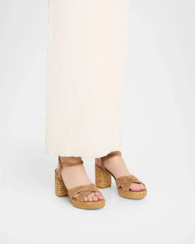 Stuart Weitzman 80mm Dayna Suede Espadrille Platform Sandals | Thumbnail 2 Stuart Weitzman 80mm Dayna Suede Espadrille Platform Sandals | Thumbnail 2