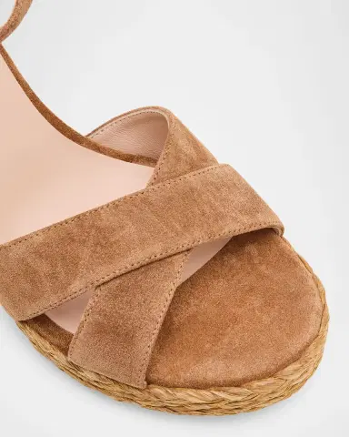 Stuart Weitzman 80mm Dayna Suede Espadrille Platform Sandals | Thumbnail 5 Stuart Weitzman 80mm Dayna Suede Espadrille Platform Sandals | Thumbnail 5
