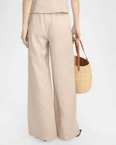 FRAME The Linen Lounge Pants | Thumbnail 3 FRAME The Linen Lounge Pants | Thumbnail 3