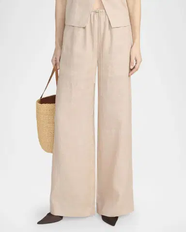 FRAME The Linen Lounge Pants | Thumbnail 4 FRAME The Linen Lounge Pants | Thumbnail 4