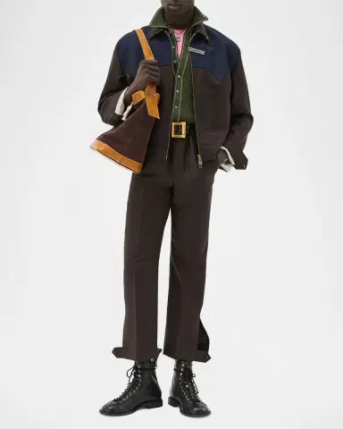 Versace Men's Straight-Leg Formal Pants | Thumbnail 2 Versace Men's Straight-Leg Formal Pants | Thumbnail 2