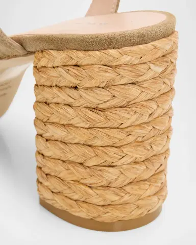 Stuart Weitzman 80mm Dayna Suede Espadrille Platform Sandals | Thumbnail 3 Stuart Weitzman 80mm Dayna Suede Espadrille Platform Sandals | Thumbnail 3