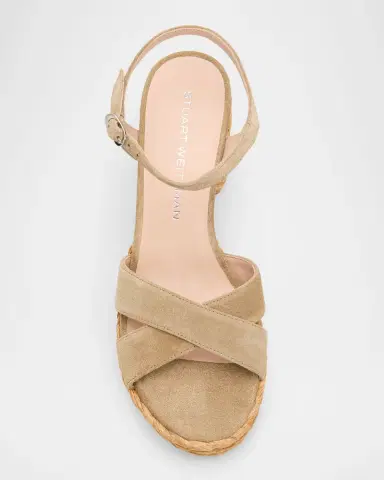 Stuart Weitzman 80mm Dayna Suede Espadrille Platform Sandals | Thumbnail 4 Stuart Weitzman 80mm Dayna Suede Espadrille Platform Sandals | Thumbnail 4