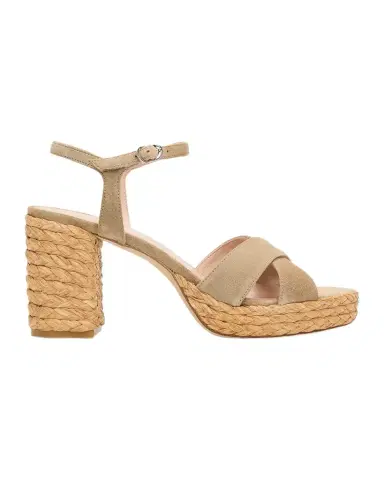 Stuart Weitzman 80mm Dayna Suede Espadrille Platform Sandals | Thumbnail 1 Stuart Weitzman 80mm Dayna Suede Espadrille Platform Sandals | Thumbnail 1