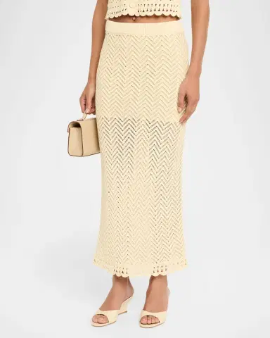 A.L.C. Siesta Open-Knit Maxi Skirt | Thumbnail 4 A.L.C. Siesta Open-Knit Maxi Skirt | Thumbnail 4