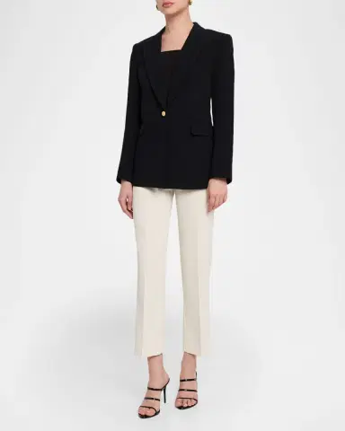 Kobi Halperin Rue Single-Button Crepe Jacket | Thumbnail 2 Kobi Halperin Rue Single-Button Crepe Jacket | Thumbnail 2