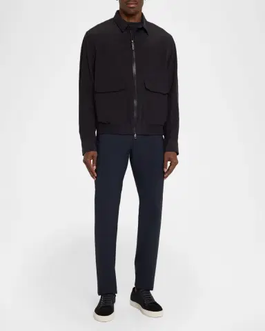 Brioni Men's Cotton Performa Shirt Blouson | Thumbnail 2 Brioni Men's Cotton Performa Shirt Blouson | Thumbnail 2