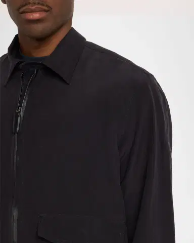 Brioni Men's Cotton Performa Shirt Blouson | Thumbnail 5 Brioni Men's Cotton Performa Shirt Blouson | Thumbnail 5