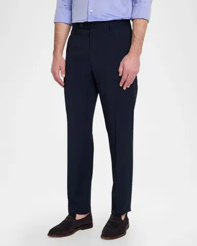 Incotex Men 's Slim-Fit Tropical Wool Trousers | Thumbnail 4 Incotex Men 's Slim-Fit Tropical Wool Trousers | Thumbnail 4