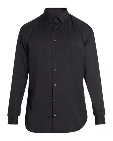 Giorgio Armani Men's Solid Stretch Poplin Sport Shirt | Thumbnail 1 Giorgio Armani Men's Solid Stretch Poplin Sport Shirt | Thumbnail 1