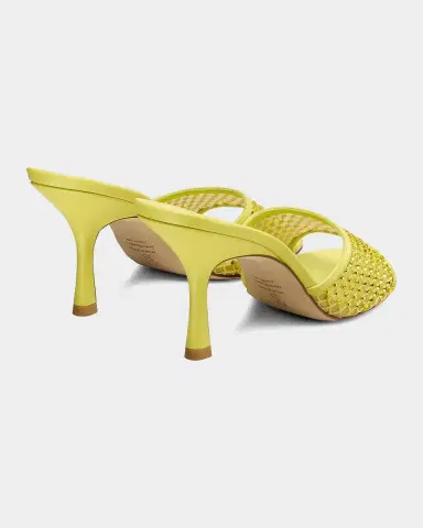 Stuart Weitzman 85mm Bareitall Mesh and Leather Sandals | Thumbnail 2 Stuart Weitzman 85mm Bareitall Mesh and Leather Sandals | Thumbnail 2