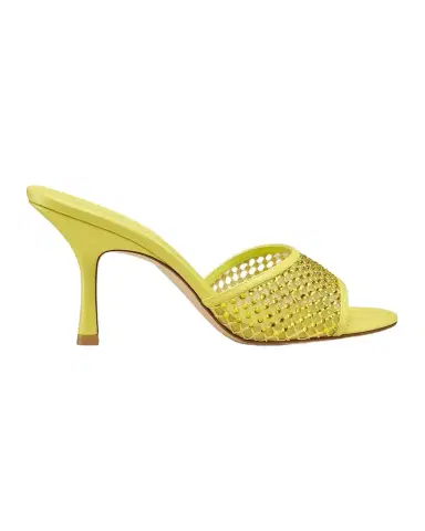 Stuart Weitzman 85mm Bareitall Mesh and Leather Sandals | Thumbnail 1 Stuart Weitzman 85mm Bareitall Mesh and Leather Sandals | Thumbnail 1