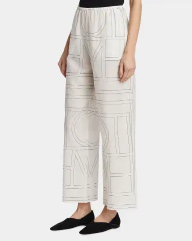 Toteme Monogram Cotton PJ Bottoms | Thumbnail 7 Toteme Monogram Cotton PJ Bottoms | Thumbnail 7