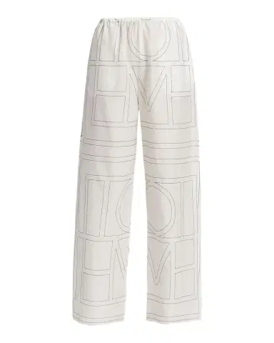 Toteme Monogram Cotton PJ Bottoms | Thumbnail 1 Toteme Monogram Cotton PJ Bottoms | Thumbnail 1