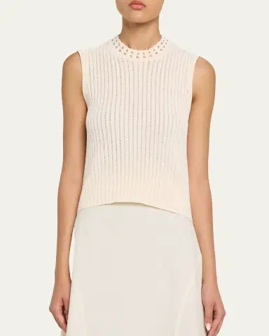 Jason Wu Collection Openwork Cable Knit Sleeveless Sweater | Thumbnail 3 Jason Wu Collection Openwork Cable Knit Sleeveless Sweater | Thumbnail 3
