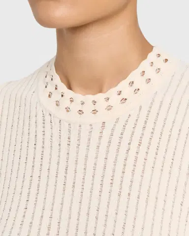 Jason Wu Collection Openwork Cable Knit Sleeveless Sweater | Thumbnail 4 Jason Wu Collection Openwork Cable Knit Sleeveless Sweater | Thumbnail 4