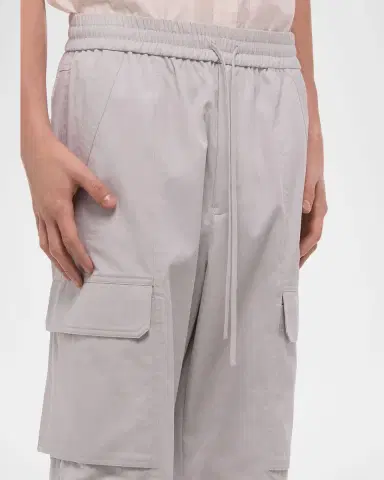 Helmut Lang Men's Utility Straight Leg Pull-On Pants | Thumbnail 5 Helmut Lang Men's Utility Straight Leg Pull-On Pants | Thumbnail 5