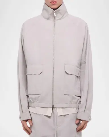 Helmut Lang Men's Utility Cropped Parka Jacket | Thumbnail 4 Helmut Lang Men's Utility Cropped Parka Jacket | Thumbnail 4