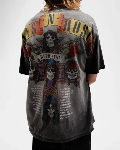 Represent x Guns N ' Roses Exclusive Tour Graphic T-Shirt | Thumbnail 2 Represent x Guns N ' Roses Exclusive Tour Graphic T-Shirt | Thumbnail 2