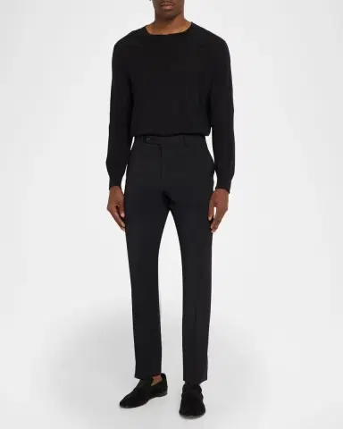 Incotex Men 's Slim-Fit Tropical Wool Trousers | Thumbnail 2 Incotex Men 's Slim-Fit Tropical Wool Trousers | Thumbnail 2