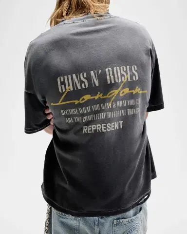 Represent x Guns N' Roses Men's CrossT-Shirt | Thumbnail 2 Represent x Guns N' Roses Men's CrossT-Shirt | Thumbnail 2