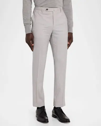 Incotex Men 's Slim-Fit Tropical Wool Trousers | Thumbnail 4 Incotex Men 's Slim-Fit Tropical Wool Trousers | Thumbnail 4