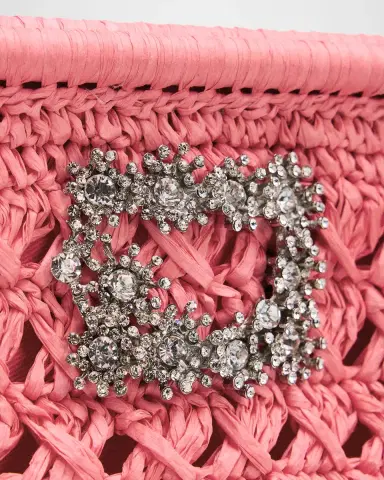 BTB Los Angeles Cristal Woven Crystal Buckle Clutch Bag | Thumbnail 5 BTB Los Angeles Cristal Woven Crystal Buckle Clutch Bag | Thumbnail 5