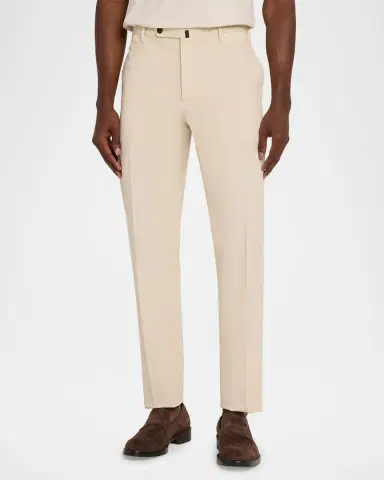 Incotex Men 's Pressed-Crease Cotton Trousers | Thumbnail 4 Incotex Men 's Pressed-Crease Cotton Trousers | Thumbnail 4