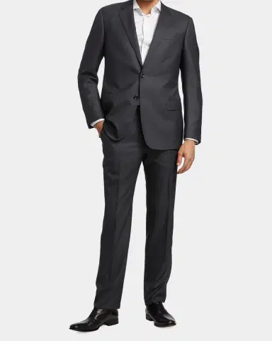 Giorgio Armani Mne's Basic Wool Two-Piece Suit | Thumbnail 2 Giorgio Armani Mne's Basic Wool Two-Piece Suit | Thumbnail 2