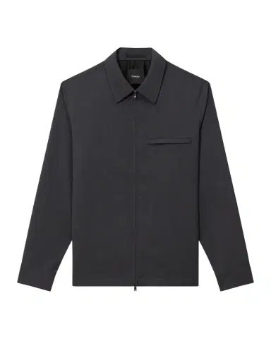 Theory Men's Travel Overshirt in Motion Wool | Thumbnail 1 Theory Men's Travel Overshirt in Motion Wool | Thumbnail 1