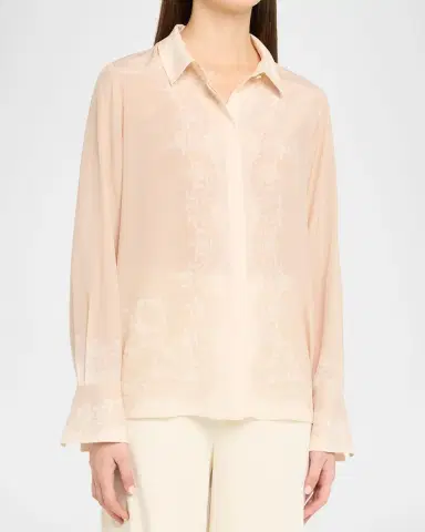 Kobi Halperin Serena Floral-Print Silk Blouse | Thumbnail 4 Kobi Halperin Serena Floral-Print Silk Blouse | Thumbnail 4