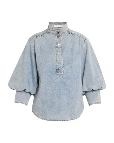 Zimmermann Denim Blouse | Thumbnail 1 Zimmermann Denim Blouse | Thumbnail 1