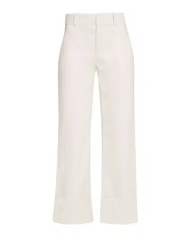 ALICE + OLIVIA Alexander Vegan Leather Cuffed Pants | Thumbnail 1 ALICE + OLIVIA Alexander Vegan Leather Cuffed Pants | Thumbnail 1