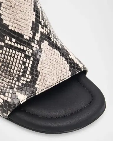 Rag & Bone 75mm Gigi Snake-Printed Leather Slingback Sandals | Thumbnail 3 Rag & Bone 75mm Gigi Snake-Printed Leather Slingback Sandals | Thumbnail 3