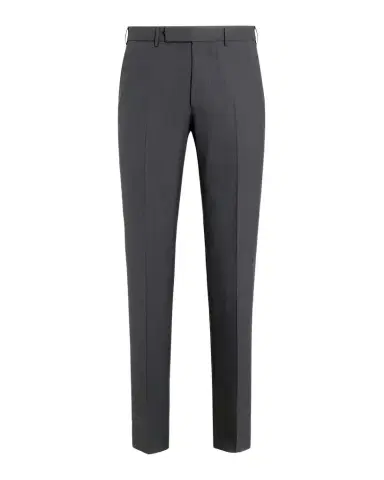 ZEGNA Men 's High Performance Flat-Front Trousers | Thumbnail 1 ZEGNA Men 's High Performance Flat-Front Trousers | Thumbnail 1