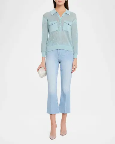 L'AGENCE Carine Cashmere-Blend Sweater | Thumbnail 2 L'AGENCE Carine Cashmere-Blend Sweater | Thumbnail 2