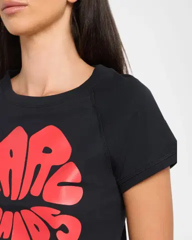 Marc Jacobs Marc Kiss Logo Shrunken T-Shirt | Thumbnail 5 Marc Jacobs Marc Kiss Logo Shrunken T-Shirt | Thumbnail 5