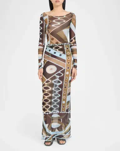 Pucci Vivara Tulle Maxi Skirt | Thumbnail 2 Pucci Vivara Tulle Maxi Skirt | Thumbnail 2