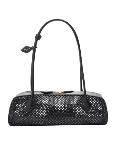 Alaïa Le Teckel Medium Leather Net Shoulder Bag | Thumbnail 1 Alaïa Le Teckel Medium Leather Net Shoulder Bag | Thumbnail 1