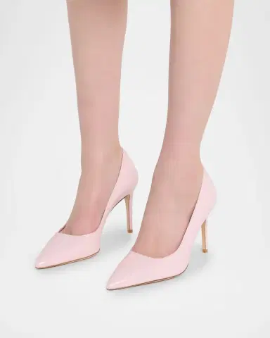 Stuart Weitzman 85mm Stuart Power Patent Leather Pumps | Thumbnail 2 Stuart Weitzman 85mm Stuart Power Patent Leather Pumps | Thumbnail 2