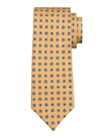 Isaia Men 's Geometric Floral Silk Tie | Thumbnail 1 Isaia Men 's Geometric Floral Silk Tie | Thumbnail 1