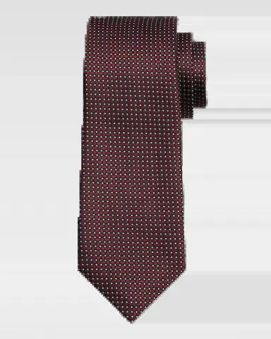 Isaia Men's Geometric Silk Tie | Thumbnail 2 Isaia Men's Geometric Silk Tie | Thumbnail 2