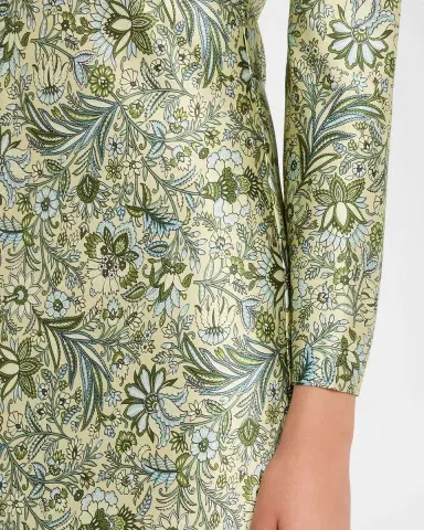 Veronica Beard Gemma Floral Long-Sleeve Maxi Dress | Thumbnail 5 Veronica Beard Gemma Floral Long-Sleeve Maxi Dress | Thumbnail 5