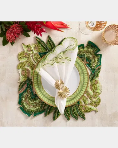 Kim Seybert Calypso Beaded Placemat | Thumbnail 2 Kim Seybert Calypso Beaded Placemat | Thumbnail 2